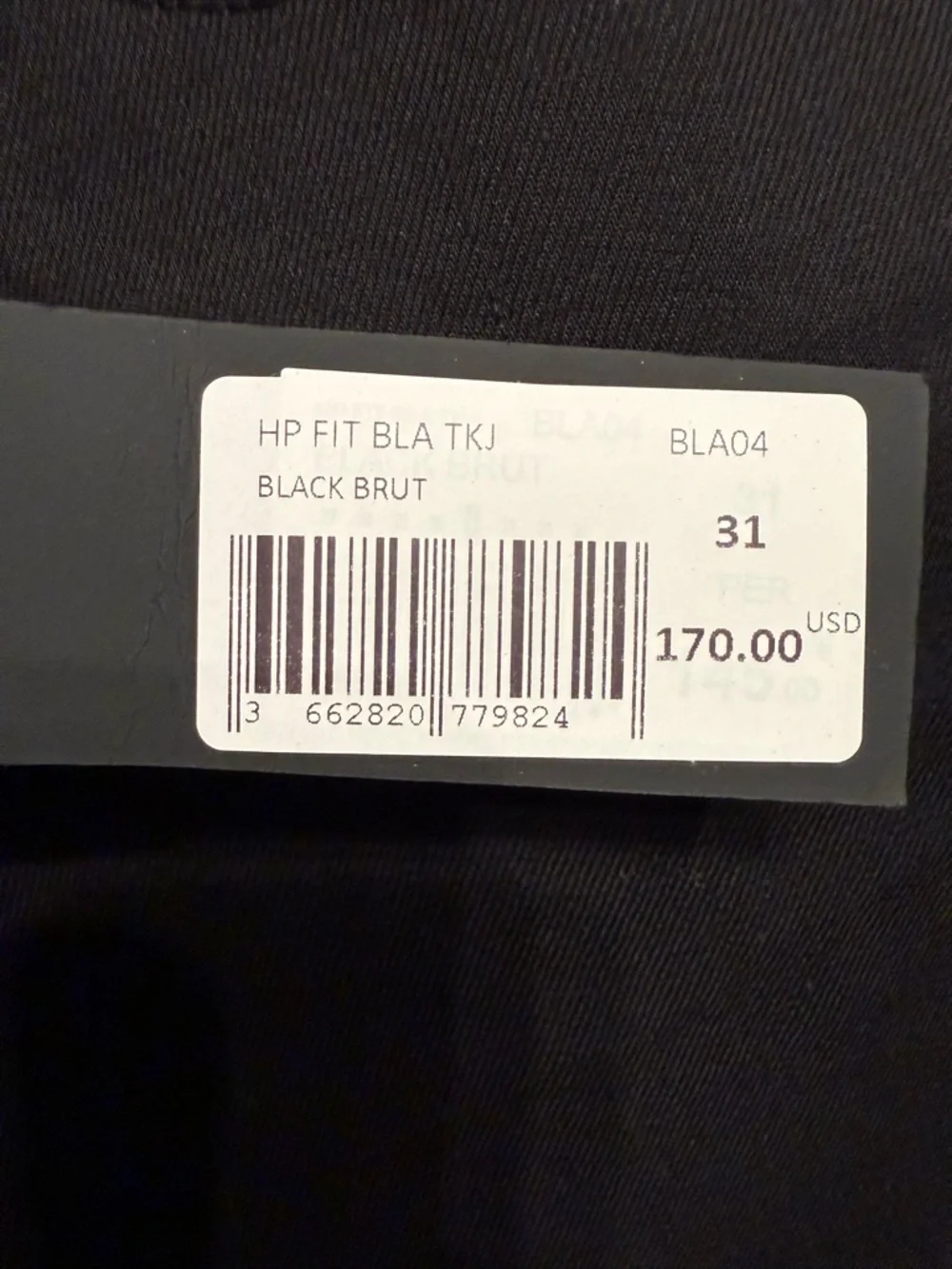 The Kooples men’s fitted Black Jeans - Classic Straight Fit button fly 31x34 - Picture 6 of 6